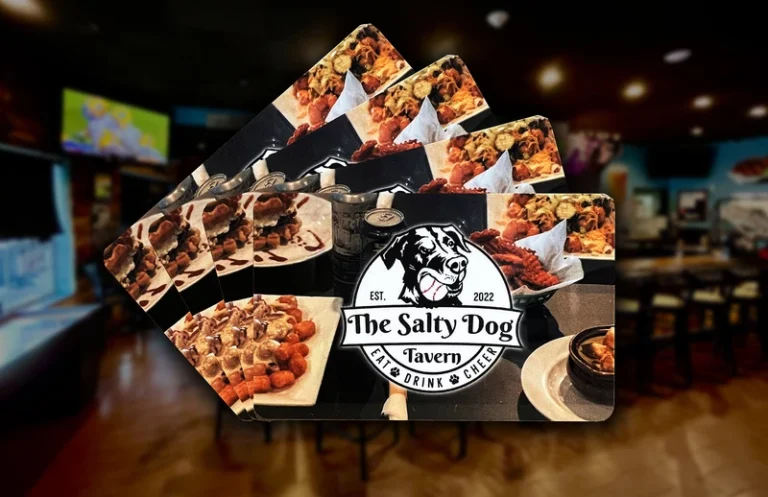 Gift Cards | Southington & Plainville Restaurant | The Salty Dog Tavern