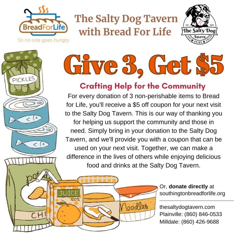 Salty Dog Bread For Life Fundraiser